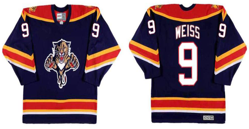 2019 Men Florida Panthers #9 Weiss blue CCM NHL jerseys->florida panthers->NHL Jersey